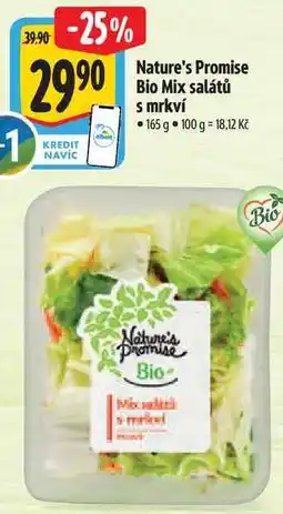 Albert Nature's Promise Bio Mix salátů s mrkví nabídka