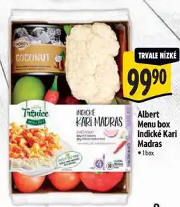 Albert Albert Menu box Indické Kari Madras nabídka