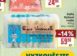 Billa PaPa Rýžové nudle nabídka