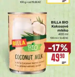 Billa BILLA BIO Kokosové mléko nabídka