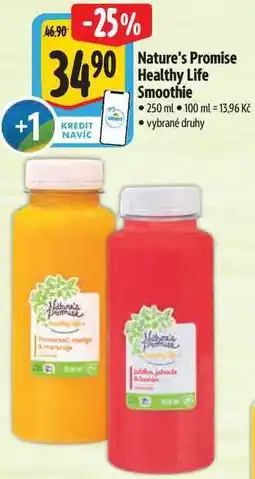Albert Nature's Promise Healthy Life Smoothie nabídka