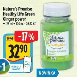 Albert Nature's Promise Healthy Life Green Ginger power nabídka