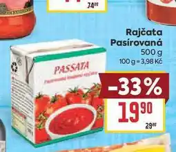 Billa Rajčata Pasírovaná nabídka