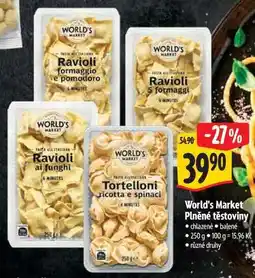 Albert World's Market Plněné těstoviny nabídka