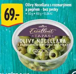 Albert Olivy Nocellara s rozmarýnem a pepřem - bez pecky nabídka