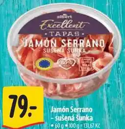 Albert Jamón Serrano - sušená šunka nabídka