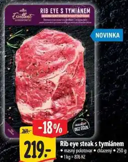 Albert Rib eye steak s tymiánem nabídka