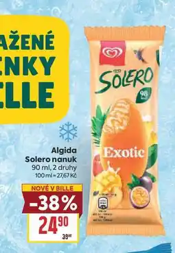 Billa Algida Solero nanuk nabídka