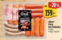 Albert Albert Párty mix klobásky nabídka