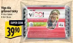 Albert Vigo Alu grilovací tácky, 4 ks nabídka