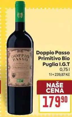 Billa Doppio Passo Primitivo Bio Puglia I.G.T nabídka