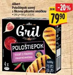 Albert Albert Pološtiepok uzený s fíkovou pikantní omáčkou nabídka