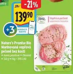 Albert Nature's Promise Bio Marinovaná vepřová pečeně bez kosti nabídka