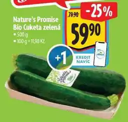 Albert Nature's Promise Bio Cuketa zelená nabídka