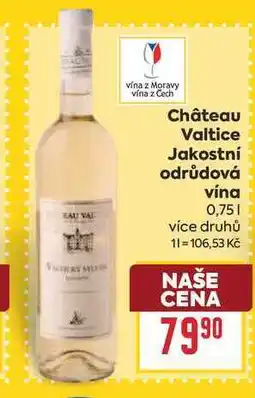 Billa Château Valtice Jakostní odrůdová vína nabídka