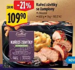 Albert Kuřecí závitky se žampiony nabídka