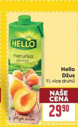 Billa Hello Džus nabídka