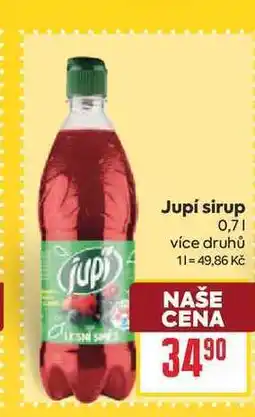 Billa Jupí sirup nabídka