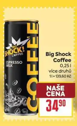 Billa Big Shock Coffee nabídka