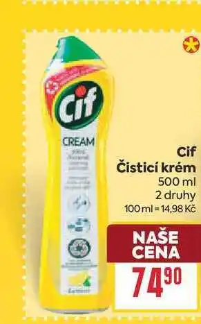 Billa Cif Čisticí krém nabídka