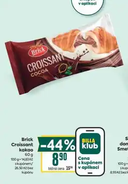 Billa Brick Croissant kakao nabídka
