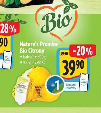 Albert Nature's Promise Bio Citrony nabídka
