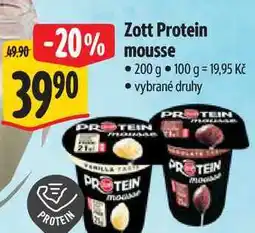 Albert Zott Protein mousse nabídka