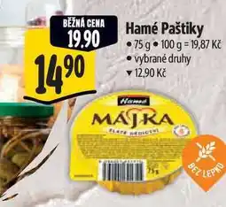 Albert Hamé Paštiky nabídka