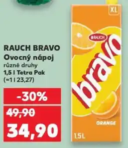 Kaufland RAUCH BRAVO Ovocný nápoj nabídka