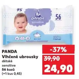 Kaufland PANDA Vlhčené ubrousky nabídka