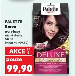 Kaufland PALETTE Barva na vlasy nabídka