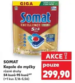 Kaufland SOMAT Kapsle do myčky nabídka