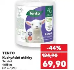 Kaufland TENTO Kuchyňské utěrky nabídka