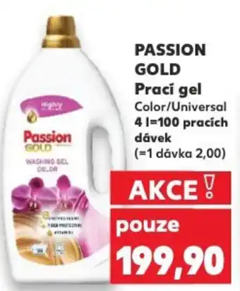 Kaufland PASSION GOLD Prací gel nabídka
