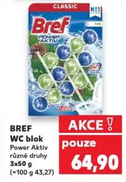 Kaufland BREF WC blok nabídka