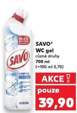 Kaufland SAVO² WC gel nabídka