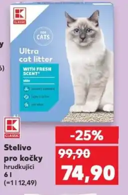 Kaufland Stelivo pro kočky hrudkující nabídka