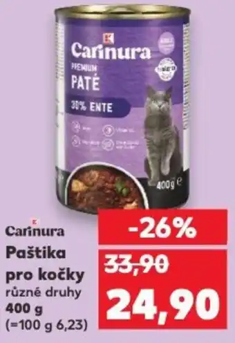 Kaufland Carinura Paštika pro kočky nabídka