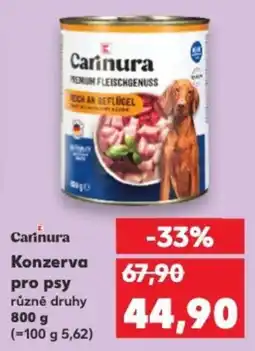 Kaufland Carinura Konzerva pro psy nabídka