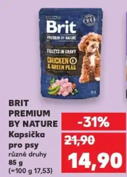 Kaufland BRIT PREMIUM BY NATURE Kapsička pro psy nabídka