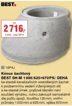 DEK Kónus šachtový BEST SH-M 1000/625×670 PS/ DEHA nabídka