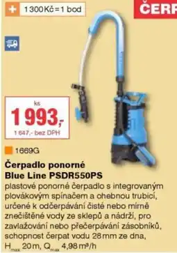 DEK Čerpadlo ponorné Blue Line PSDR550PS nabídka