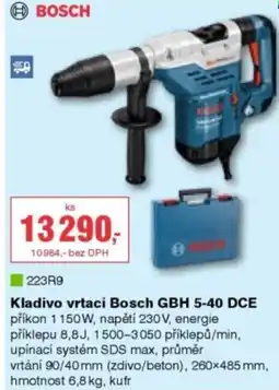 DEK Kladivo vrtací Bosch GBH 5-40 DCE nabídka