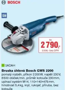 DEK Bruska úhlová Bosch GWS 2200 nabídka