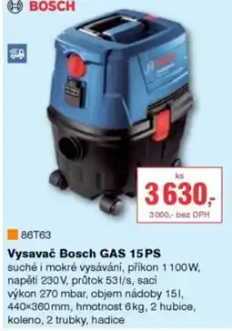 DEK Vysavač Bosch GAS 15PS nabídka