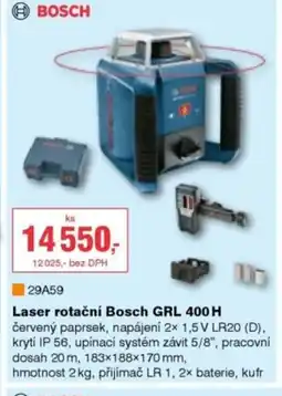 DEK Laser rotační Bosch GRL 400 H nabídka