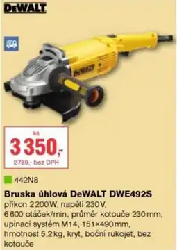 DEK Bruska úhlová DeWALT DWE492S nabídka