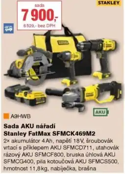 DEK Sada AKU nářadí Stanley FatMax SFMCK469M2 nabídka