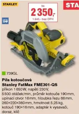 DEK Pila kotoučová Stanley FatMax FME301-QS nabídka