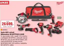 DEK Sada AKU nářadí Milwaukee M18FPP6G3-502B nabídka